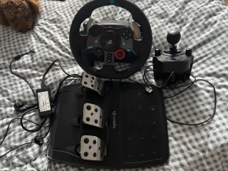 Игровой руль Logitech G29 Driving Force с педалями и КПП