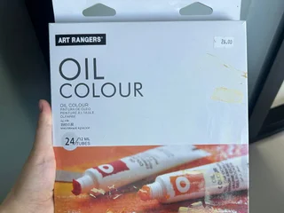 Набор для рисования: масляные краски Art Rangers и блокнот