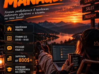 Sales Manager (Remote)