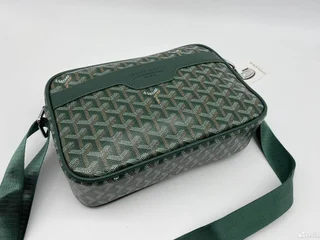 Сумка через плечо мужская/женская Goyard зеленая новая