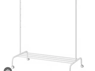 Вешалка для одежды IKEA RIGGA белая