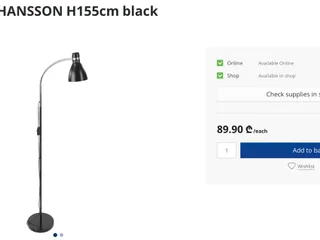 Торшер HANSSON JYSK