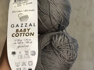 Пряжа Gazzal Baby Cotton