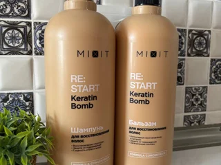 Набор MIXIT RE:Start Keratin Bomb (шампунь и бальзам)
