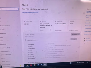 Системный блок Intel Core i5 11400 4GB RAM