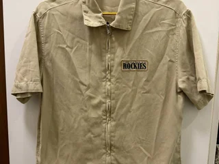Джинсовая рубашка Bershka