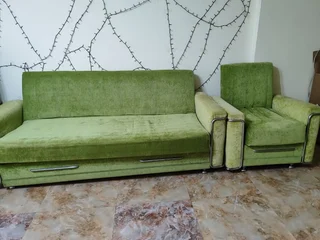 Диван раскладной и кресла