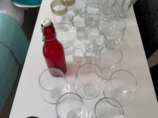 Низкие тяжёлые стаканы, 2 шт