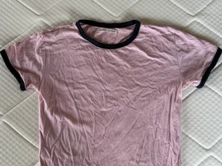 Розовая футболка Pull&Bear XL