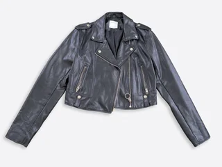 Укороченная куртка косуха Bershka M