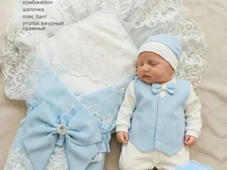 Размер пледа: 80×85 см, идеально подходит для новорождённых и деток до года.