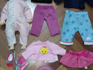 Кукла Anabel с одеждой, ботинками, горшком