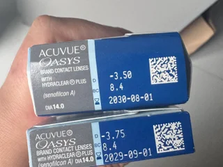 Контактные линзы -3.75 (4 шт)