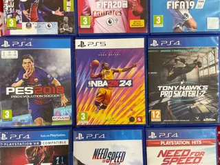 Диски PS4 и PS5 (FIFA, NBA 2K24, NFS, Gran Turismo)