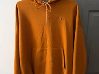 Худи Champion XS оверсайз кирпичный
