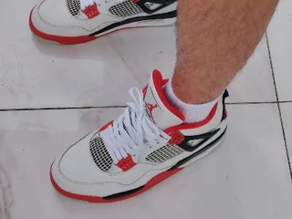 Кроссовки Jordan 4 retro fire red