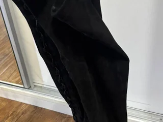 Черные ботфорты с каблучком 38 размер