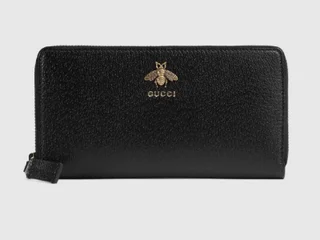 Кошелек Gucci Animalier Leather Zip Around