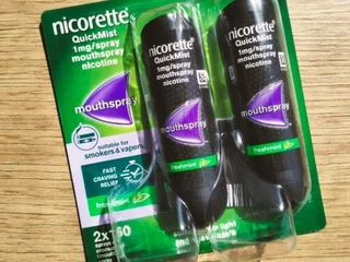 Никотиновый спрей Nicorette