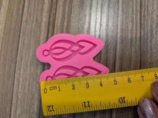 Молд розовый Сосулька фигурная
