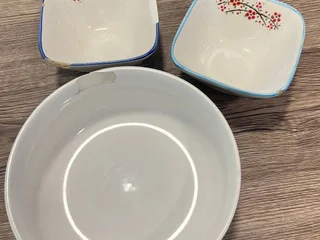 Керамика со сколами (миска, суповая тарелка)