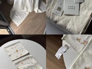Льняная скатерть Zara Home 170×250 см