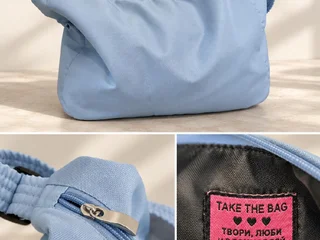 Голубая сумка TAKE THE BAG