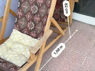 Шезлонг деревянный