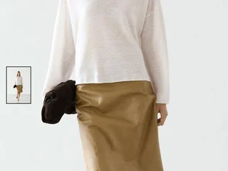 Льняной свитер Massimo Dutti M