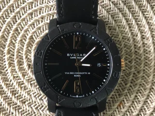 Швейцарские часы Bulgari CarbonGold