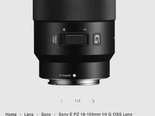Объектив Sony E PZ 18-105mm F4 G OSS