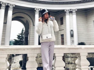 Штаны Zara из искусственной кожи