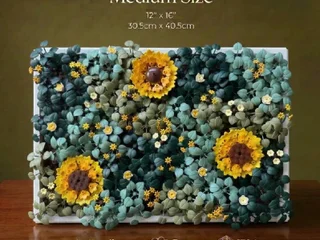 Декоративное 3D панно Modern brick house Sunflower Moss Garden