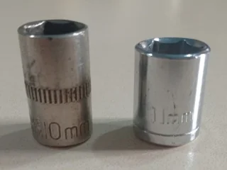 Торцевые головки 1/4" 10 и 11 мм