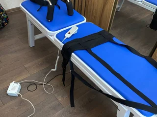 Тракционный стол электрический для растяжки спины и вытяжения позвоночника