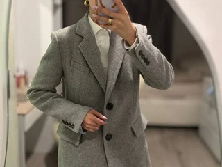 1️⃣Шерстяное пальто ZARA. M/L.