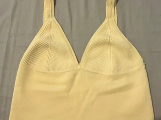 Топ желтый s-m