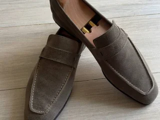 Мужские туфли лоферы Santoni 43 размер