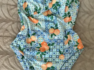 Слитный купальник Сицилийские лимоны