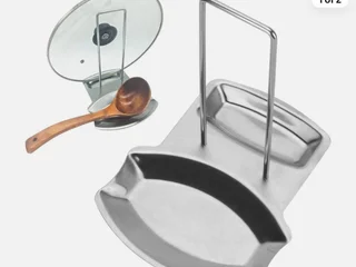Стальная подставка для крышки и ложки