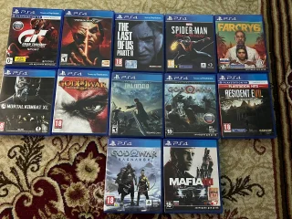 Диски с играми для PlayStation 4