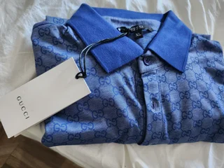 Поло Gucci синее