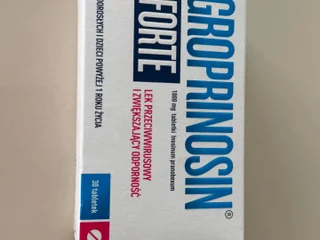 Противовирусные таблетки Groprinosin Forte 28 шт