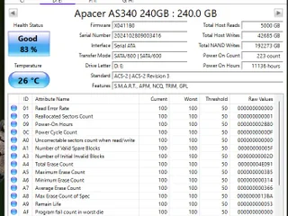 SSD Apacer AS340 240GB #1