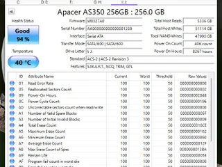 SSD Apacer AS350 256GB #1