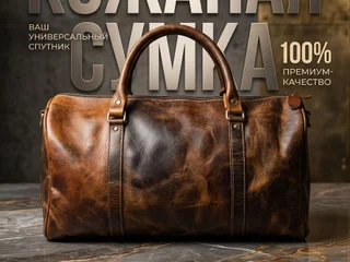 Сумка из кожи индийского буйвола