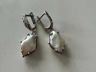 Серьги серебрянные