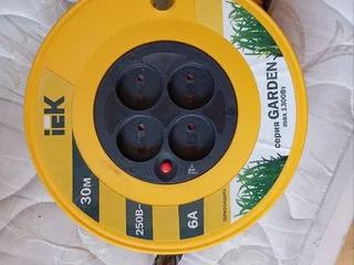 Портативная катушка удлинитель 30м IEK GARDEN