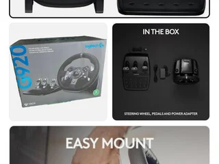 Игровой руль Logitech G920 с педалями и КПП