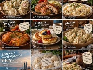 Домашняя выпечка и полуфабрикаты с доставкой